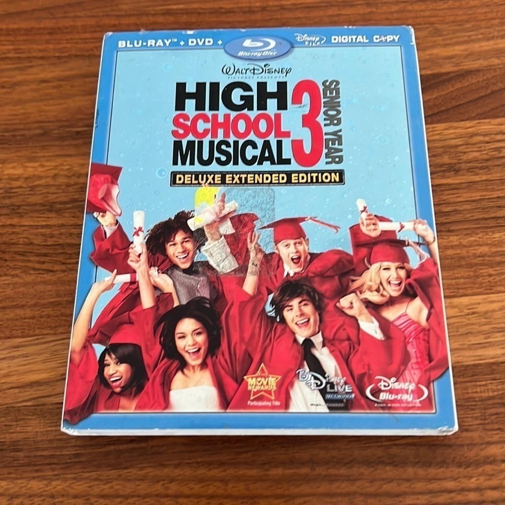 High school musical 3 - Like New - Blu-Ray + DVD + Digital Copy - Like New